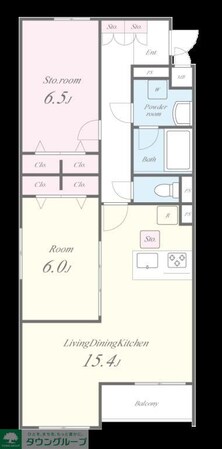 Theios son(テイオス サン)の物件間取画像